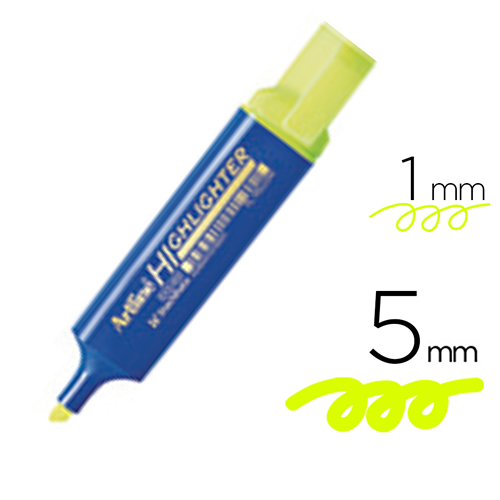 Rotulador artline fluorescente eks-600 amarillo punta biselada